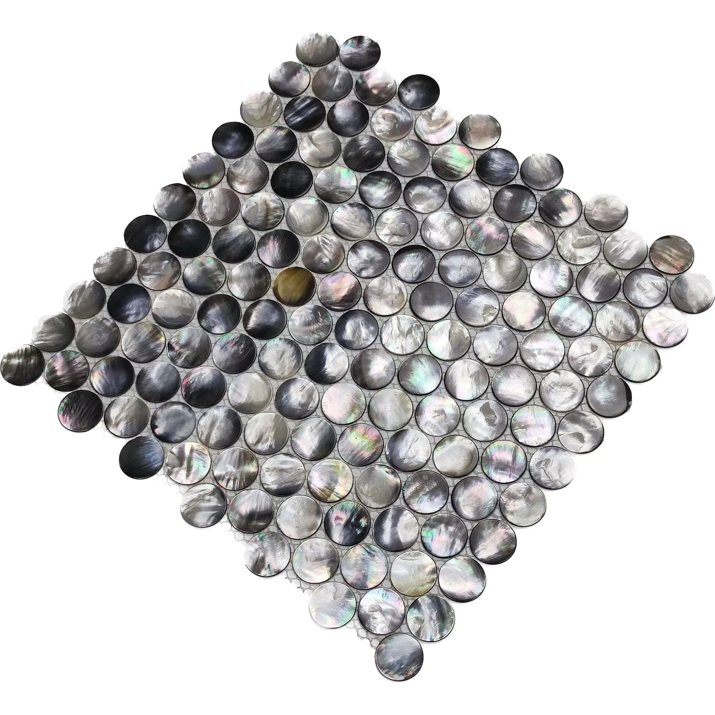 Penny Mother of Pearl Dark Pearlized Backsplash FCMPT21
