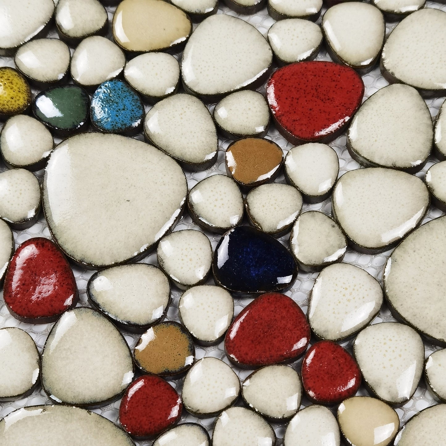 Honeycomb Pebble Tile Porcelain Mosaic Backsplash FCCPT120