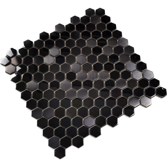 Midnight Steel Hex Mosaic 我的商店