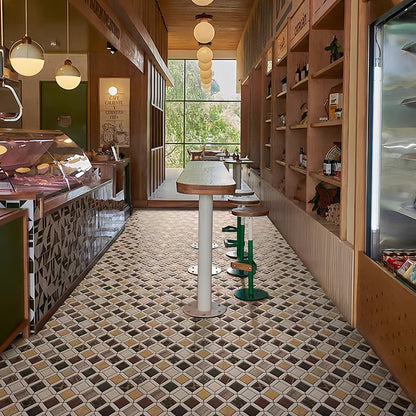Lula Multicolor marble mosaic tile for bathroom and kitchen wall floor MST033（副本） FOC Tile