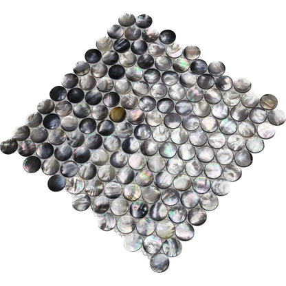 Penny Mother of Pearl Dark Pearlized Backsplash FCMPT21