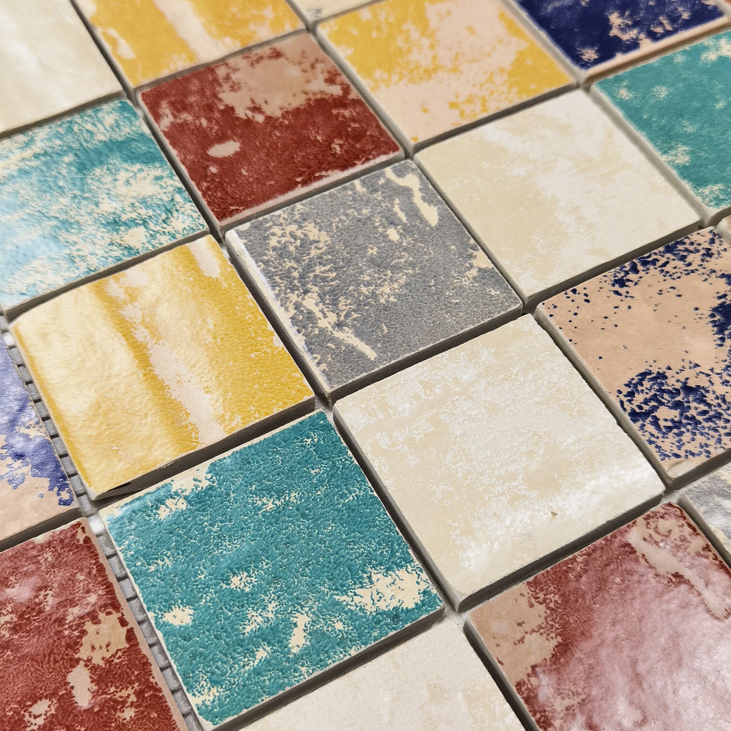 Fade Colorful Retro Revival Tile