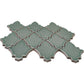 Light Green Arrow Porcelain Mosaic Backsplash FCCPT125