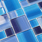 Blue Whispering Waves Glass Tile FCCGT104