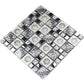 Silver Orb Backsplash Mosaic FCCGT018